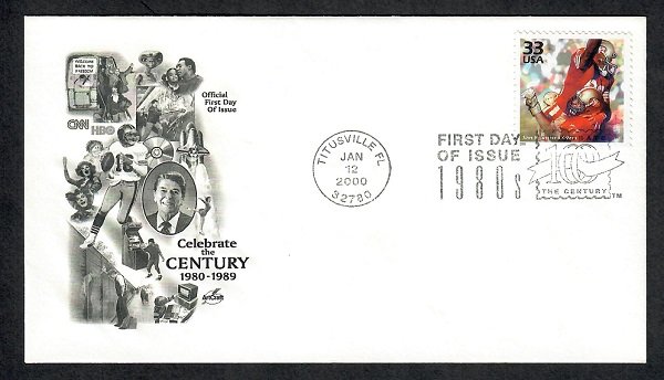 3190c Celebrate the Century San Francisco 49ers Unaddressed ArtCraft FDC