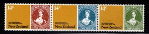 New Zealand Scott 701-703b MNH** stamp on stamp strip 1982