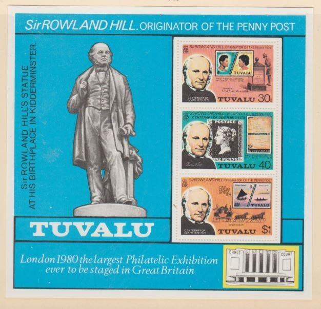 Tuvalu Scott #124a Stamps - Mint NH Souvenir Sheet