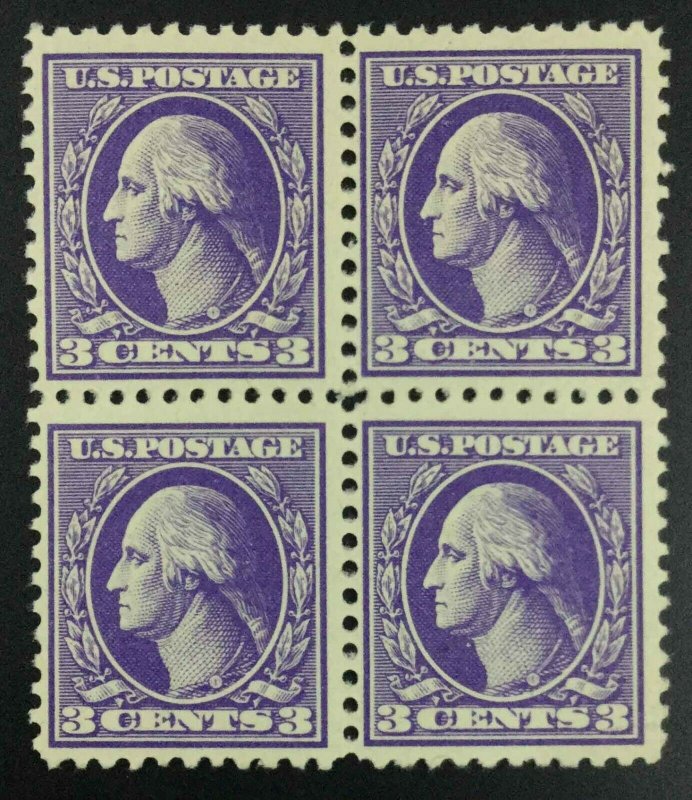 MOMEN: US STAMPS #530 BLOCK MINT OG NH LOT #52901