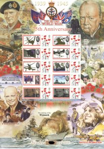 BC-105 2014 History of Britain 105 WWII No. 45 sheet U/M