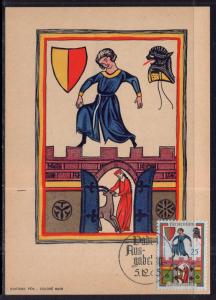 Liechtenstein 381 Maximum Card U/A FDC