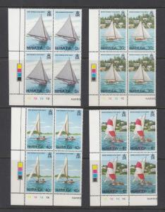 BERMUDA # 429-440 VF-MNH TRAFFIC LIGHTS PLATE BLOCKS VARIOUS ISSUES CAT VAL $65