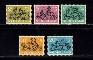 Netherlands stamps #B243 - 247, MNH OG,   complete set,  CV $15.00