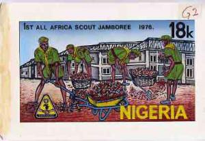 Nigeria 1977 First All Africa Scout Jamboree - original h...