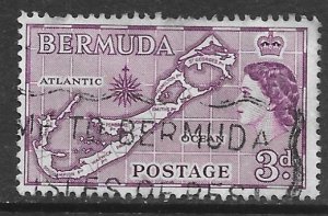 Bermuda 149: 3d Map of Bermuda, used, F-VF