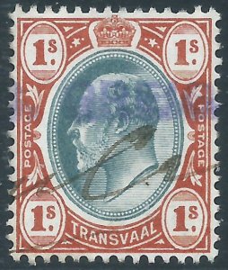 Transvaal, Sc #260, 1sh Used