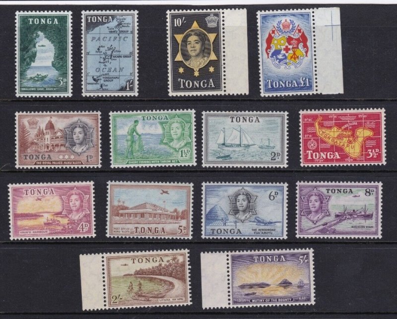 Tonga Stamp Sc#100-113 MNH Mint Never Hinged Complete Set $44 cv