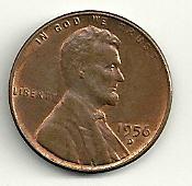 1956-D - Lincoln Head Cent - About Uncirculated