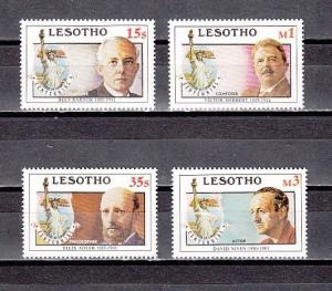 Lesotho, Scott cat. 535-538. Composers B. Bartok & V. Herbert issue.