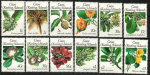 Cocos Islands Stamp 183-198  - Flowering Plants