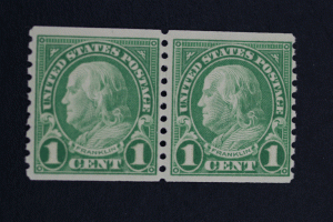 United States #597 Coil Pair MNH