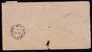 Germany 1882 Cover from Catzenelnbogen (2 strikes) to Althaldensleben VF