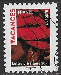 France ~ Scott # 3661 ~ Used ~ Vacations - Red Turban