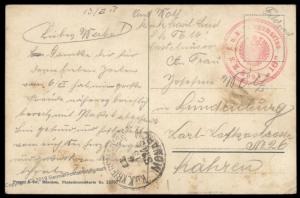 Austria 1915 WWI Navy Torpedoboat SM Boot SMB16 Pola KuK Feldpost Card 79361