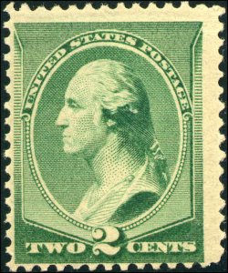 1887 US #213 A57 2c Mint Never Hinged Stamp Catalogue Value $120 