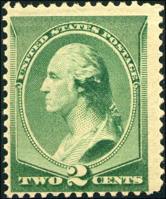 1887 US #213 A57 2c Mint Never Hinged Stamp Catalogue Value $120