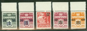 FAROE ISLANDS #2-6  Provisional Set Complete NH Scott $1,150.00