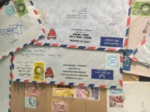 Massive Collection Bahrain Cover Lot Rare Airmail