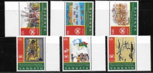 Vanuatu 1995 Anniversaries UN Independence Sc 658-663 MNH A1820