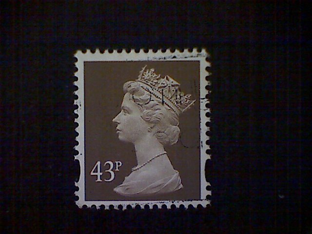 Great Britain, Scott #MH268, used(o),1998, Machin: Queen Elizabeth II, 43p