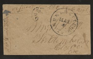 May 4 Shelbyville TN Due in Circle Private Co E 29 NC Regiment via Ducktown RARE