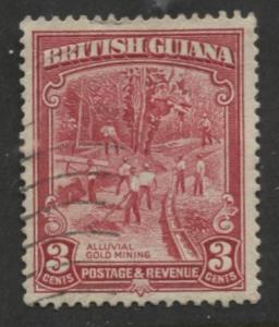 British Guiana - Scott 212 - KGV- Definitive -1934 - VFU - Single 3c Stamp