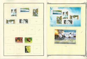 Iceland 2006-2009 Stamp Collection on 8 Scott Specialty Pages, JFZ