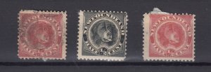 Newfoundland QV 1887/90 Rescue Dogs (3) FU/MH BP9767