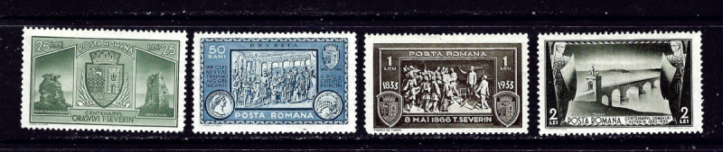 Romania 429-32 MH 1933 issues