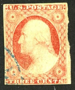 U.S. #11A USED CREASES SML TEAR