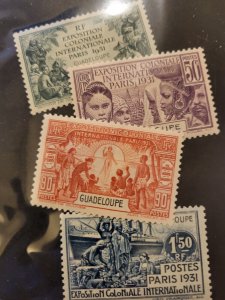 Stamps Guadeloupe Scott #138-41 hinged