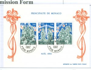 Monaco #1356a  Souvenir Sheet