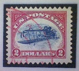 A Rare 'Inverted Jenny' Stamp Sold for a Record-Breaking $2