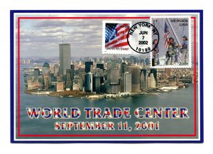 Sc. B2 2002 America's Heroes FDC - Maxi Card 4  