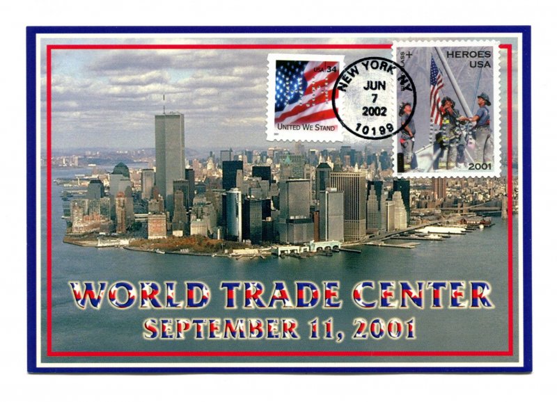 Sc. B2 2002 America's Heroes FDC - Maxi Card 4  