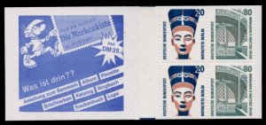 Germany 1528b Booklet MH28a MNH Queen Nefertiti, Architecture