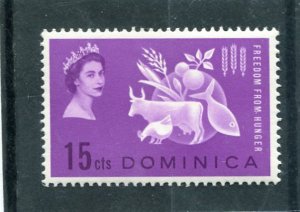 Dominica 1978 QUEEN ELIZABETH II FREEDOM FOR HUNGER 1 value Perforated Mint (NH)