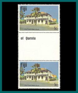 Fiji  1979 Old Town Hall, gutter pair, MNH 