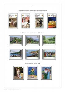 Jersey 1912-2020  PDF(DIGITAL) STAMP ALBUM PAGES