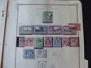 Jamaica 1945-1956 Mint/Used Stamp Collection Many Vars on Scott Spec Album Pgs