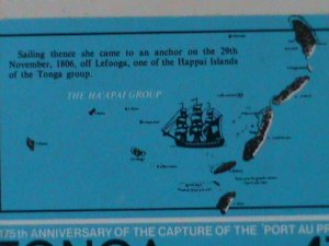 TONGA-1981-SC#499-175TH ANNIV: CAPTURE OF PORTAU PRINCE-MNH-VF-WITH TAP