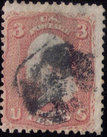 US Sc 65 Used Rose Shade F-VF