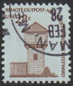 SC# 1604 - (28c) - Fort Nisqually, used