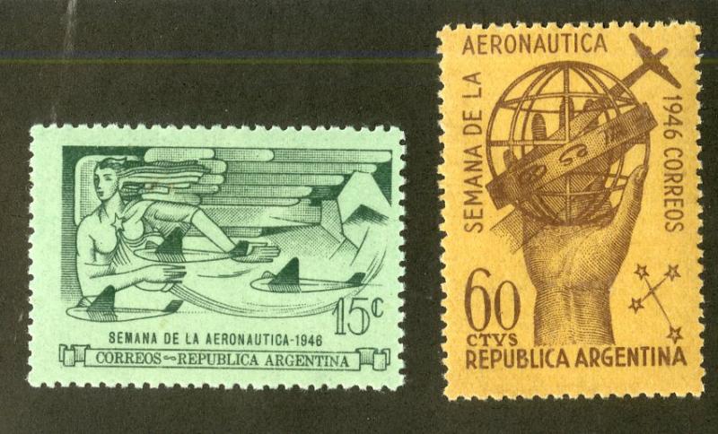 ARGENTINA C47-48 MH SCV $1.10 BIN $.50 AVIATION