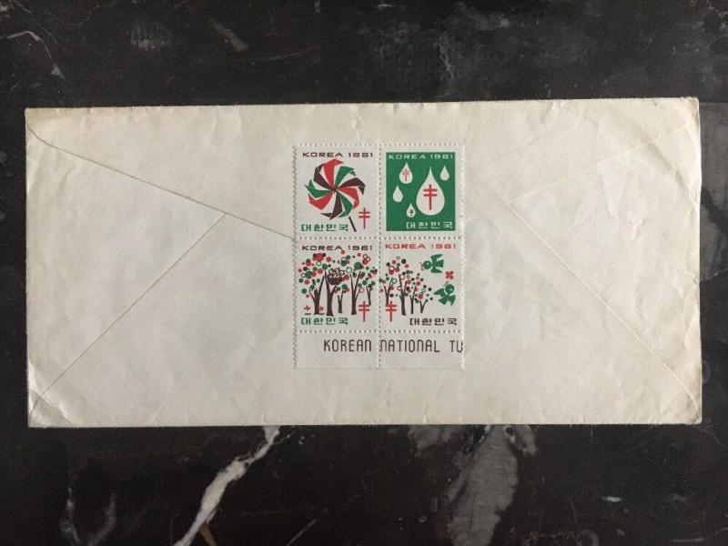 1961 Seoul South Korea Seamail Cover To Ontario Canada