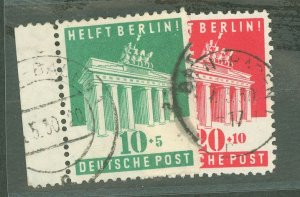 Germany #B302-3 Used Single (Complete Set)