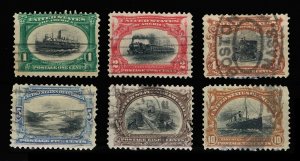 AFFORDABLE SCOTT 294 295 296 297 298 299 USED COMPLETE SET PAN-AM EXPO #16183