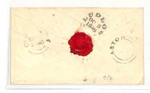 GB Herefords Cover 1845 *ASTON* UDC Undated Circle Ludlow{samwells-covers} MM194