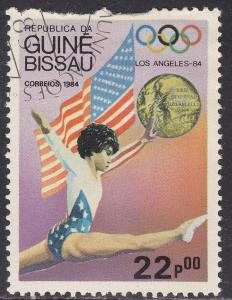 Guinea-Bissau 615 CTO 1984 Flag, Medal & Olympic Winner